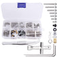 Crazyhobby 274Pcs Rc Screw Kit Rc Repair Kit M1.4 Screws For Axial Scx24 Bronco Deadbolt Gladiator Chevrolet C10 B17 Betty Wrang