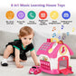 Okreview Toys For 1+ Year Old Girls - Montessori Musical Toys For Toddlers Age 1-2, 8-In-1 Multi-Functional House Toys With Sound, Lights, Music, Great Gifts For 1+ Year Old Girls Birthday Xmas