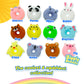 Ja-Ru Mini Mochi Squishy Animals (1 Pack) Cute Jiggly Donut Squishies For Kids & Adults, Boys & Girls. Stress Relief Fidget Gummy Toys. Bulk Party Favors Birthday Goodie Bags Class Prizes. 3352-1