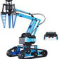 Top Race 15 Channels 2.4G Remote Control Robot Arm | DIY 151 pcs Electronic RC Toys Educational | Alloy Metal Mechanical Robotic