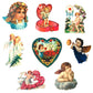 Vintage Angels And Cupids Stickers, Vinyl Scrapbooking Stickers Packs, 50Pcs Kawaii Cute Angel Aesthetic Stickers For Kids Teens