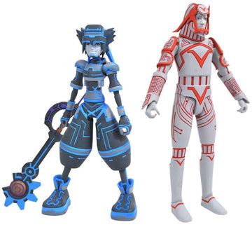Diamond Select Toys May188251 Kingdom Hearts Select: Space Paranoids Sora & Sark Action Figure Two Pack, Multicolor (Pack Of 2)