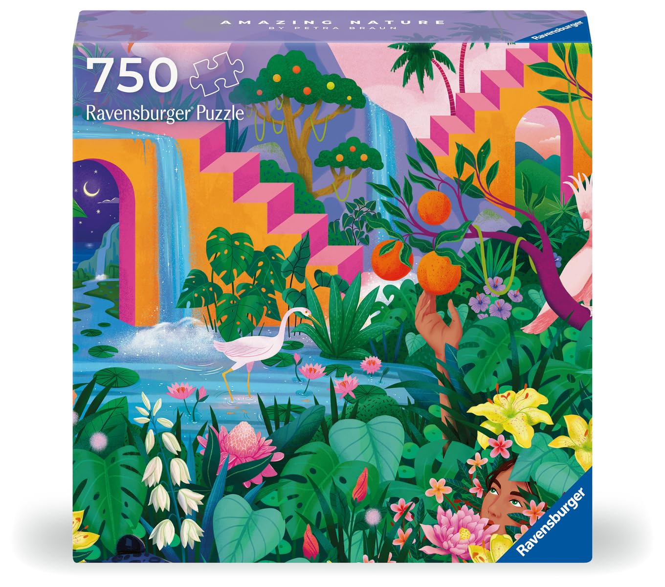 Ravensburger 750 Piece Jigsaw Puzzle - Amazing Nature, Multicolor, Cardboard, Model 12000999, Made in Germany