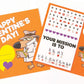 Playhouse Secret Codes Shiny Foil 28 Card Valentine Exchange Box With Envelopes For Kids
