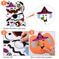 32 Pieces Halloween Foam Pumpkin Craft Kit And Pumpkin Foam Stickers Self Adhesive Halloween Stickers For Kid'S Halloween Party Crafts Decorations