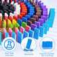 OBTANIM 600 Pcs Colorful Wooden Domino Blocks Set - Educational Stacking Games for Kids, Multicolor