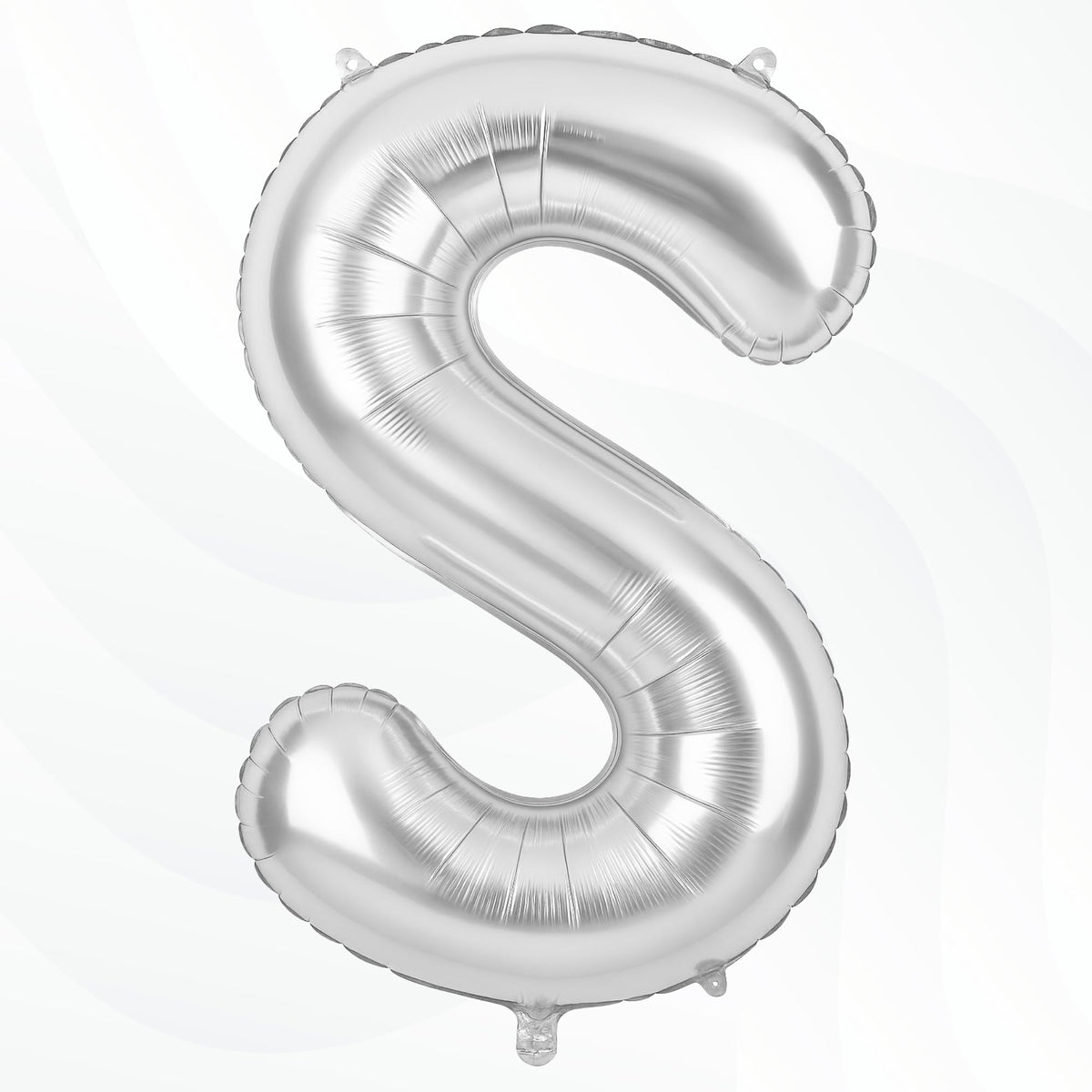 Flyloons Silver S Letter Foil Balloon Alphabets Balloons Perfect for Birthday Decoration Items, Anniversary, Bachelorette, Weddi