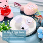 Konohan Mini Voice Recorder for Stuffed Animals - 3 Pcs DIY Custom Voice Message Device for Dolls & Plush Toys (60s Edition) - White