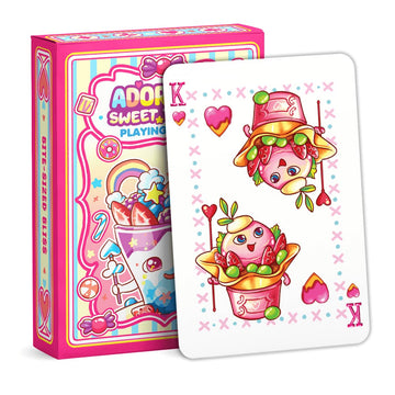 99Fox Adorable Sweet Treats Playing Cards Cute Food For Adults Friends Family Games