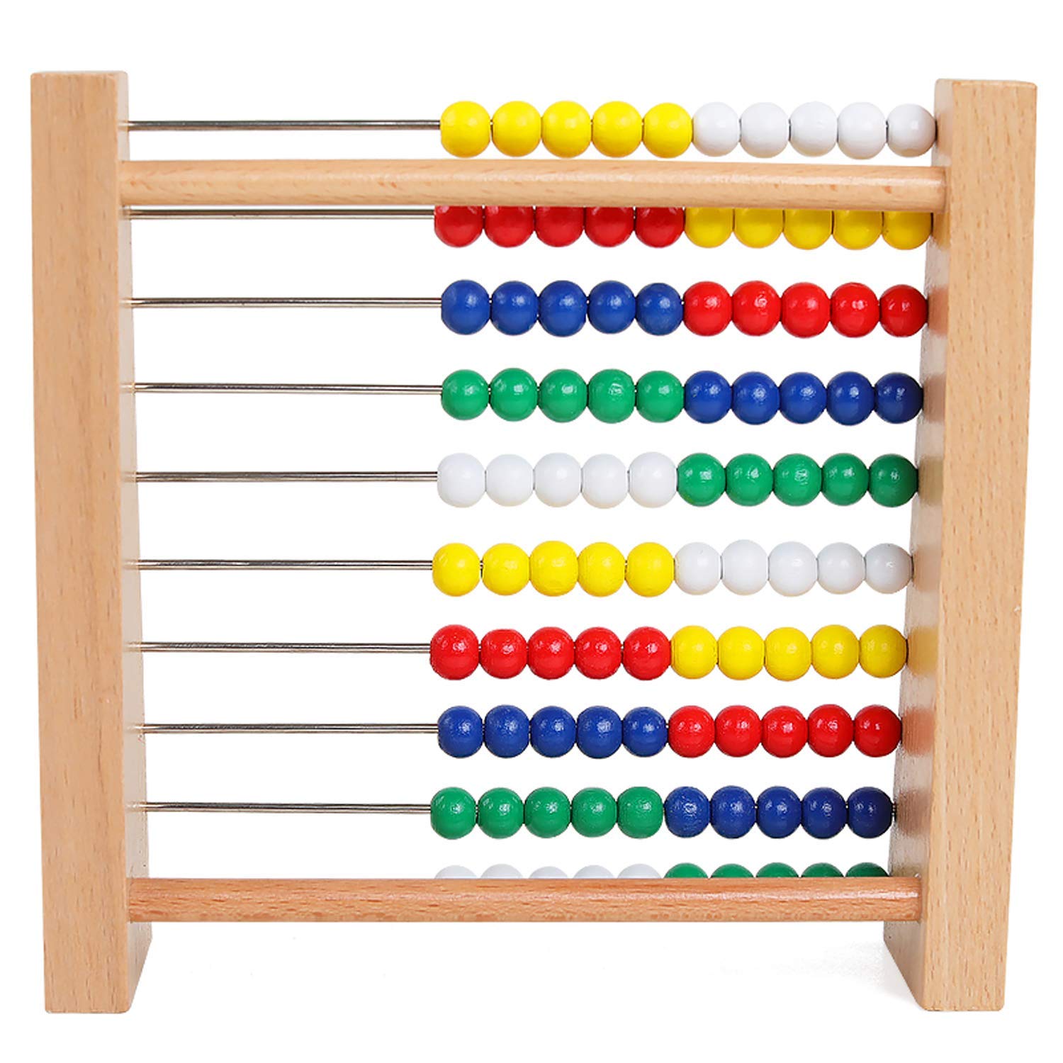 Artist Unknown Abacus For Kids Math Preschool Number Learning Classic Wooden Toy Developmental Toy Wooden Beads 8 Extension Acti