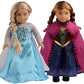 Sweet Dolly Doll Clothes Princess Dress Queen Costumes For 18 Inch Doll
