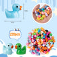 WEHOO 220 Pieces Mini Resin Duck Miniature Figures Micro Fairy Garden Landscape Aquarium Hide and Seek Prank Dollhouse Ornament