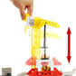 Mattel Matchbox Action Drivers Construction Playset with Moving Crane, Large Plastic Toy, Includes Bulldozer for Kids 3+