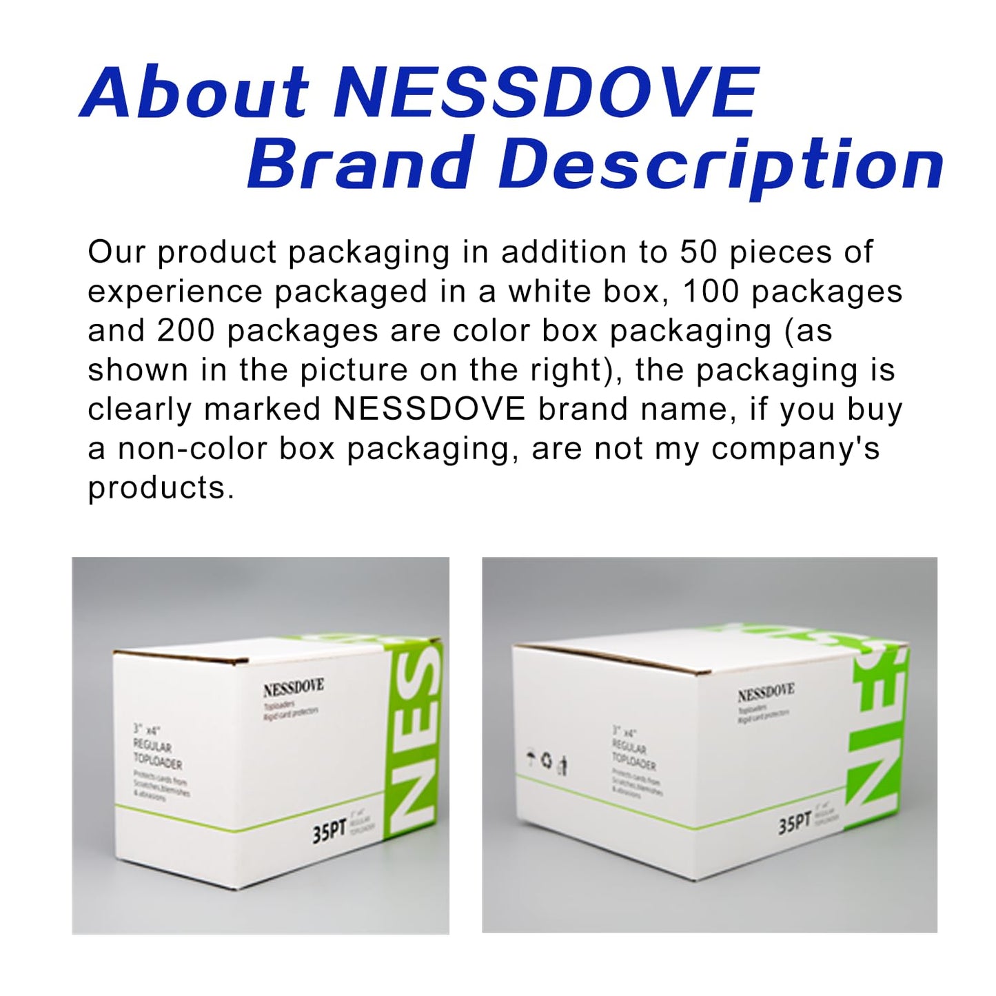 NESSDOVE Toploaders and Panny Sleeves - enhanced Hard Plastic Card Protectors  Trading Card Sleeves for Baseball Game Sports Collectible Card (200 PCS Toploader + 200 PCS Penny Sleeves)