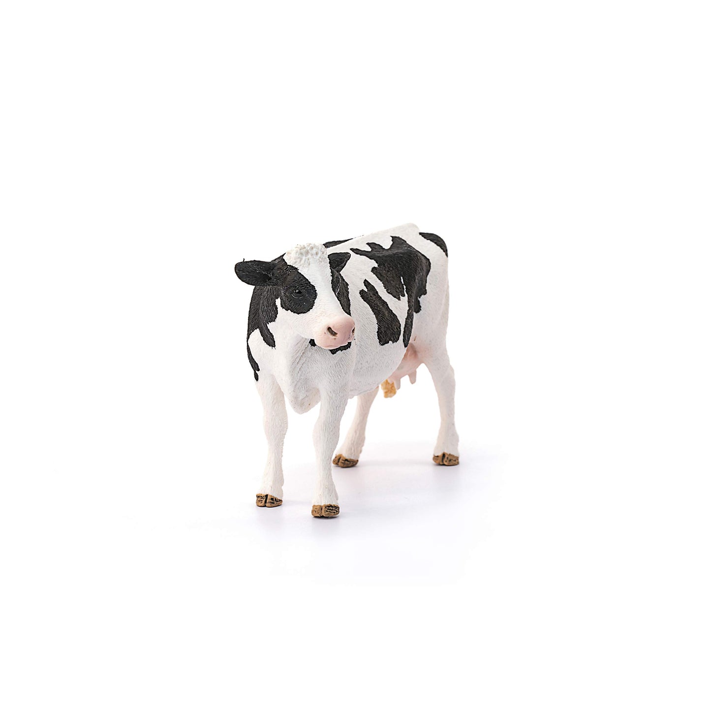Schleich Farm World, Farm Animal Toys For Kids Ages 3 And Above, Black And White Holstein Cow Toy Figure
