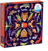 Kaleido-Wild 500 Piece Family Puzzle from Mudpuppy - Beautifully Illustrated Wild Animals, Unique Kaleidoscope Pattern, 20 x 20,