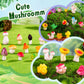 DIYDEC Mini Resin Mushrooms - 80pcs Multicolor Figures for Dollhouse Decor, 6.49 inches, Tiny Fairy Garden Accessories