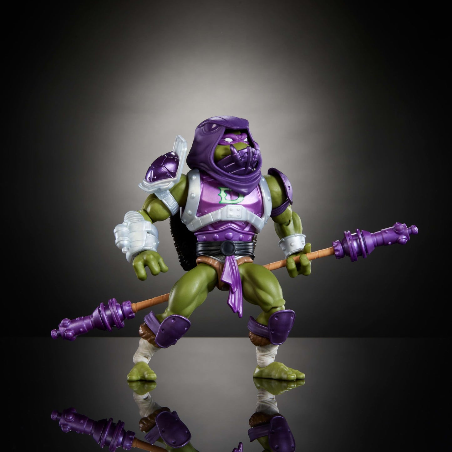 Masters of the Universe Origins Turtles of Grayskull Donatello Reptile Wars Posable Action Figure  Teenage Mutant Ninja & Motu Crossover Donnie Toy