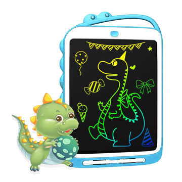 Terow Lcd Writing Tablet For Kids, Toddler Doodle Board Drawing Pad For Girls Boys 2-6 Years Old 12.5 Inch Education Gaming Reus