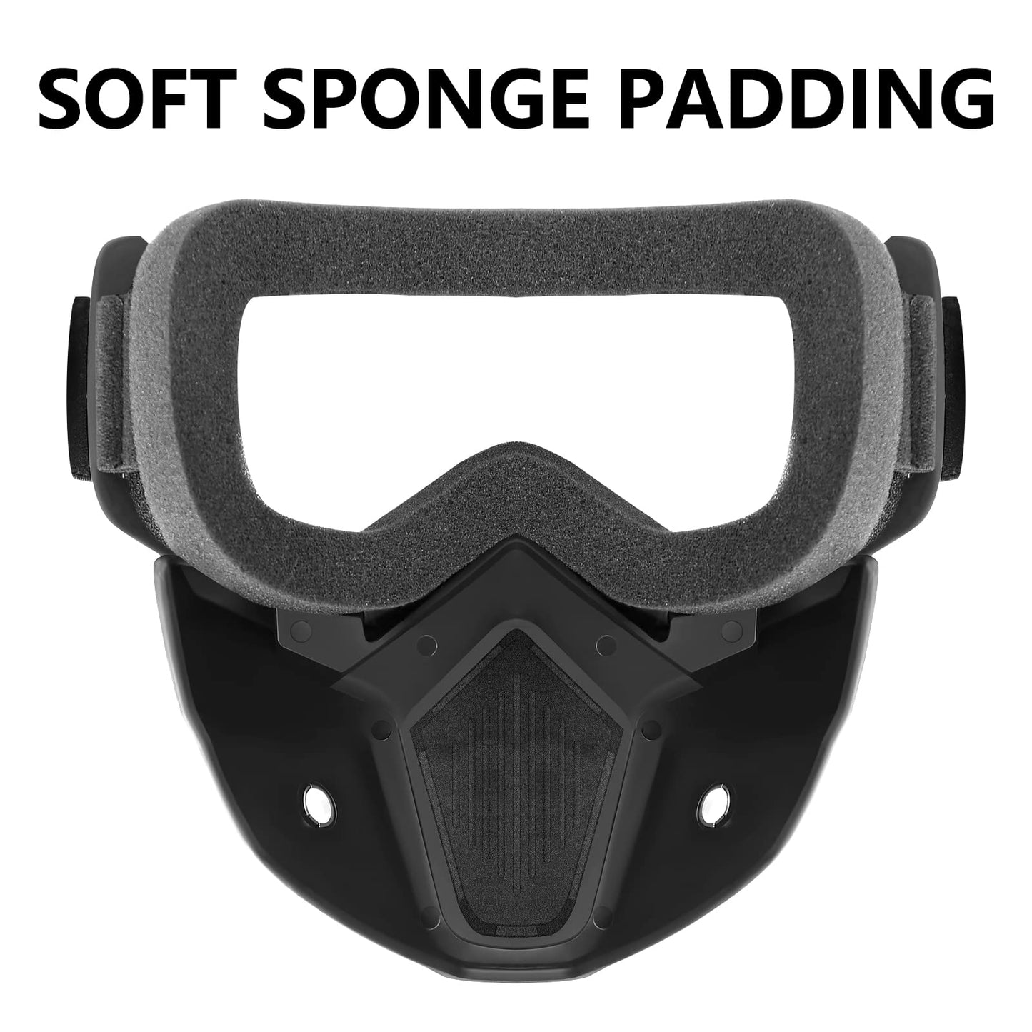 YScare Tactical Mask Compatible with Nerf Rival, Apollo, Zeus, Khaos,Atlas, & Artemis Blasters Rival Airsoft Mask,Black Detachab