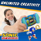 Firsttrends Sonic The Hedgehog Interactive Camera For Kids, Fun Rechargeable Camera For Children With Video, 4 X Zoom Camera, Mp