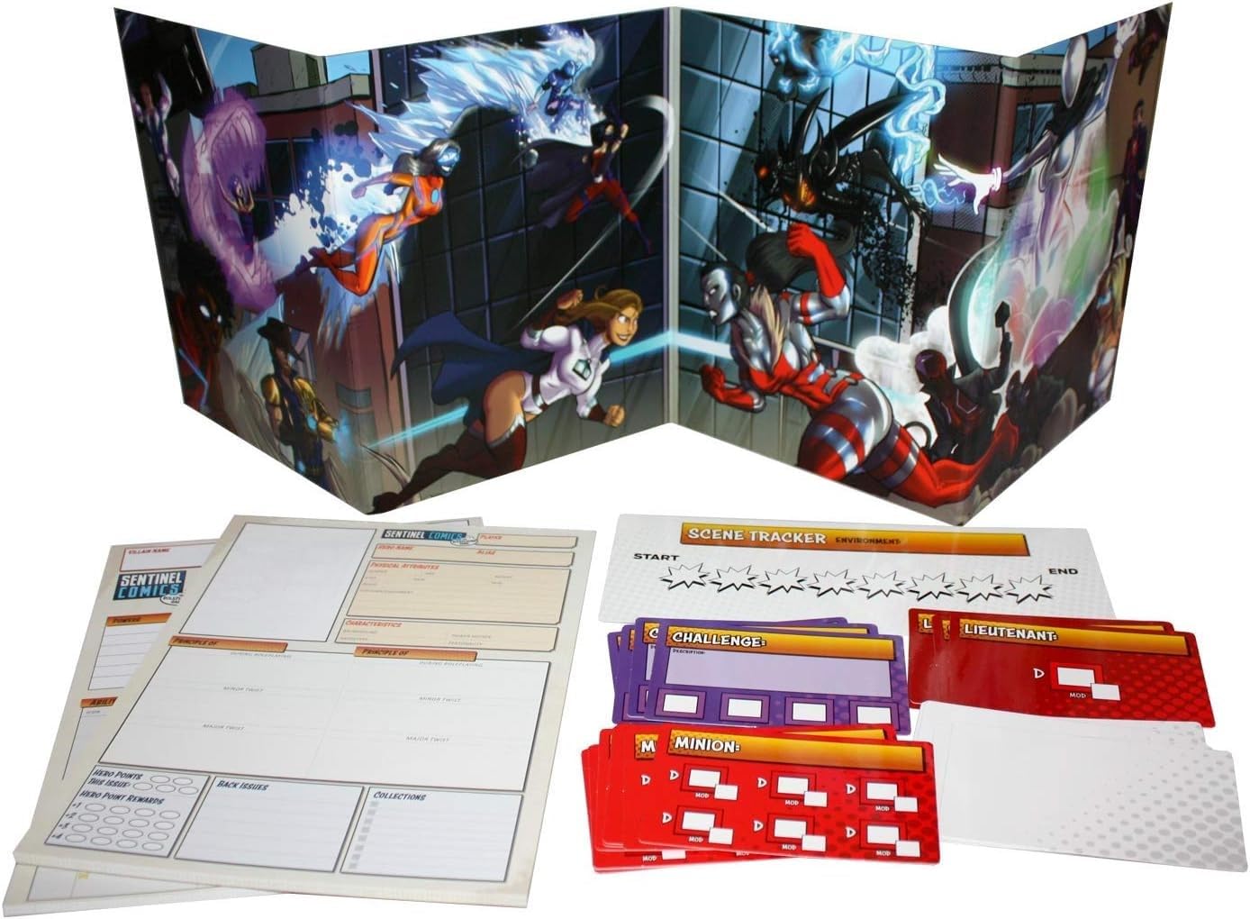 Greater Than Games: Sentinel Comics: The RPG GM Kit, Playing SCRPG Involves Players Working Together with The GM, for Ages 14 an