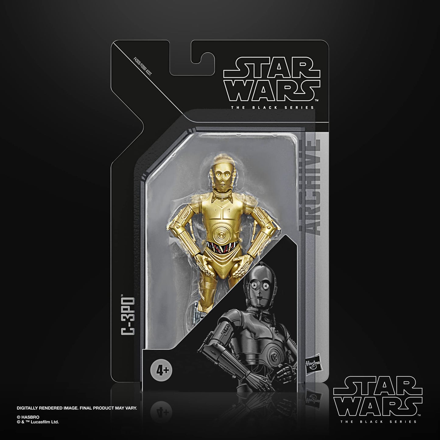 STAR WARS 6-Inch C-3PO Action Figure - A New Hope Collectible, Multicolor, Plastic, Model F4369