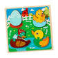 Styleheaven Wood Puzzle Gifts Portable Hands On Learning Fine Motor Skills Jigsaw Puzzle Duck|Baby|Toys For Baby|Developmental B
