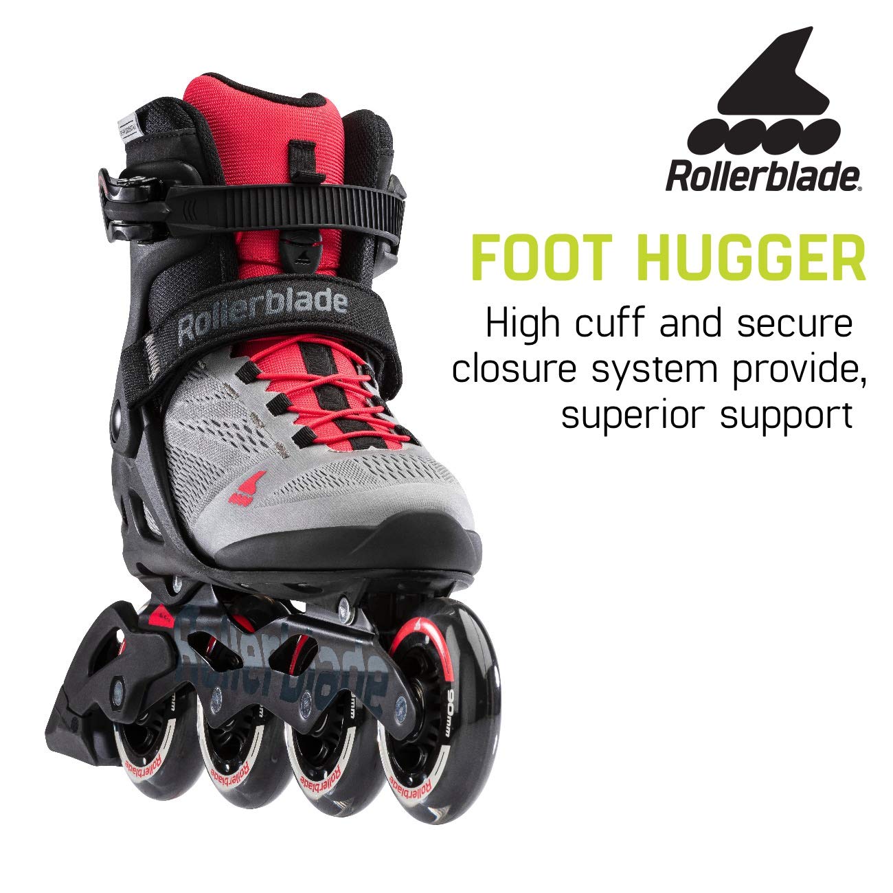 Rollerblade 07100500A067.5 Macroblade 90 W Neutral Grey/Paradise Pink 7.5
