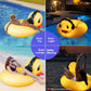 Deeprbetter Inflatable Duck Pool Float With Lights, Solar Powered Pool Inflatables Duck Floaties For Adults Kids, 42'' Large Ani