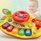 Zest 4 Toyz Baby Musical Toy 6 to 12 Months Light up Steering Wheel Toy with Traffic Light & Sound for 6 8 9 10 Months and 1 2 Y