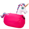 Waddle Large Inflatable Bouncy Hopper - Ride On  Indoor  Outdoor Toys  Bouncy Horse  Toys for Girls and Boys  Durable  Unicorn Toys for Girls  Kids  mature-themed Toys  Up to 250lbs  Ages 5 and Up (Unicorn)