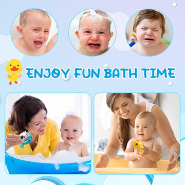 Bath Toys For Kids Ages 1-3, Floating Wind Up Toys For 1 Year Old Boy Girl Gift, Toddlers Bathtub Toys For Babies 6-12 Months, 5