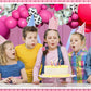 Cowgirl Cow Balloons Garland Kit Hot Pink Silver Balloons 4D Balloons For Baby Shower Birthday Farm Western Cowgirl Disco Theme Party Supplies Decorations