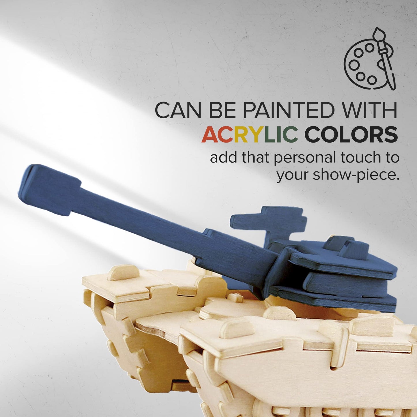 Hands Craft Diy 3D Wooden Puzzle - 6 Assorted Military Vehicles Bundle Pack Set Brain Teaser Puzzles Educational Stem Toy Adults And Kids To Build Safe And Non-Toxic Easy Punch Out Premium Wood Jp2B6