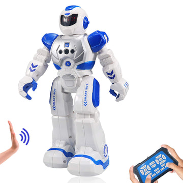 Suliper Remote Control Robot For Kids,Intellectual Gesture Sensor Programmable Robots With Infrared Controller Early Education T