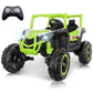 Hikole 24 Volt Ride on Cars UTV, 4X100W 2 Seater Electric Car Vehicles for Kids, 20 Inch Wide Seat, 3 Speeds, Spring Suspension,