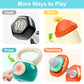 iPlay, iLearn Baby First Gym Rattle Set - 4PCS Infant Dumbbell Teething Toys for 3-12 Months, Multicolor, Perfect Newborn Gift