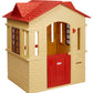 Little Tikes Cape Cottage Playhouse With Working Door, Windows, And Shutters - Tan, Toddlers Ages 2+ Years