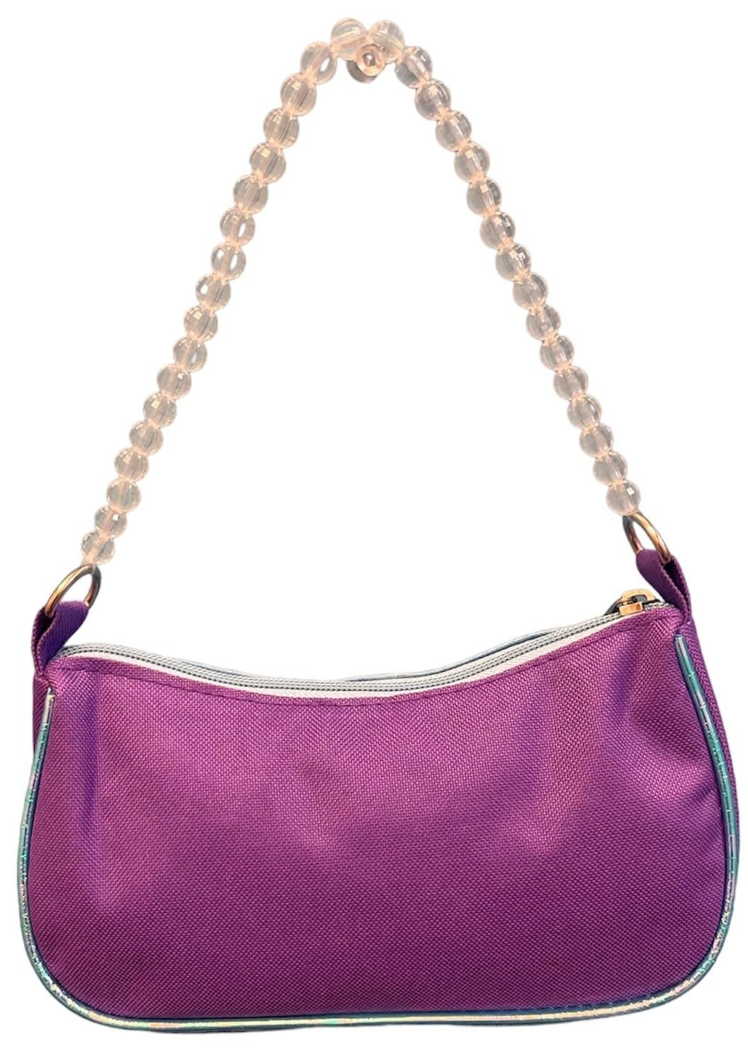 Ruz Frozen Elsa & Anna Shoulder Handbag With Beaded Handle