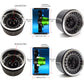Txxrcss Adjustable 2 Offsets RC 2.2 Beadlock Wheels Rims Hub 1/10 Crawle Car Wheel Aluminum Upgrades for Remote Control SCX10 Ca