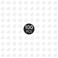 Displaymore 100Pcs Round Clear Plastic Model Bases 25Mm/0.98 Inch Wide 2Mm Thick For Gaming Miniatures Or Wargames Role Playing