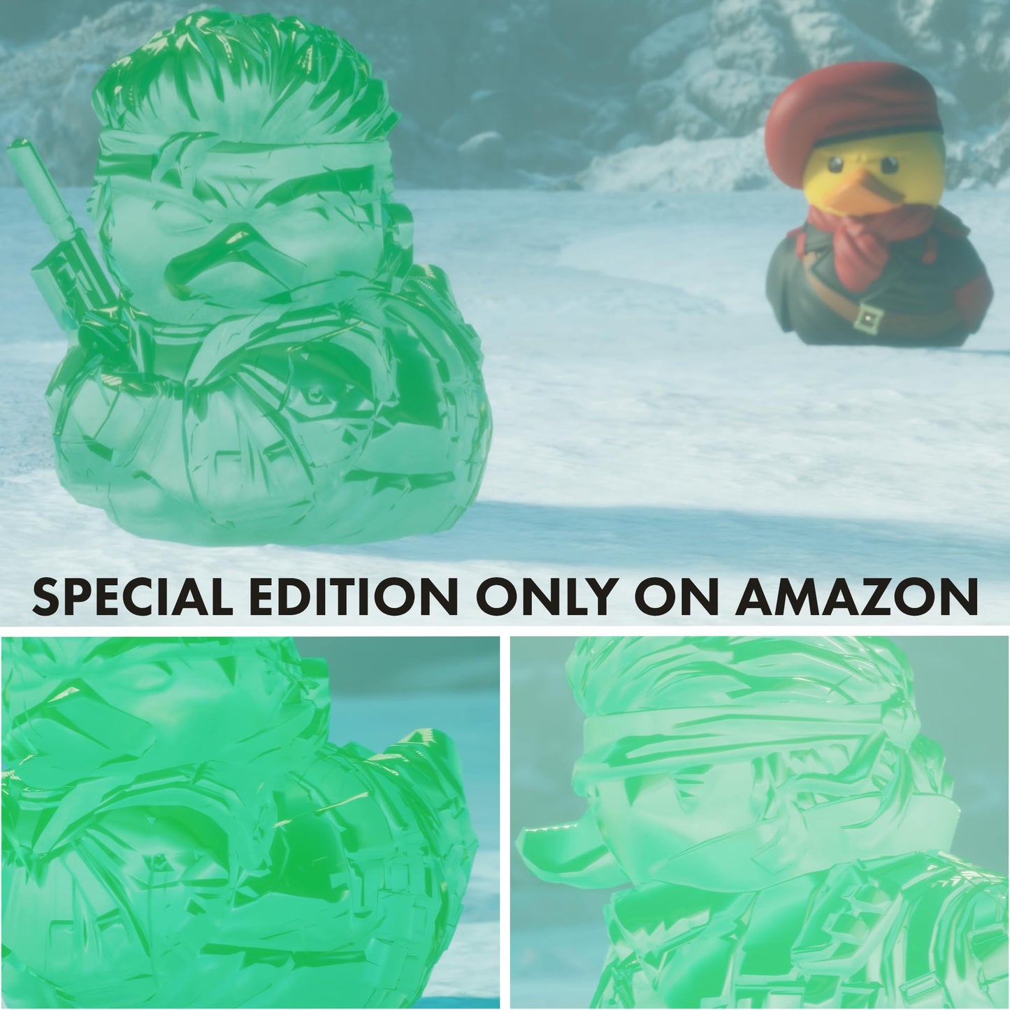 TUBBZ Exclusiva de large online retailer: Metal Gear Solid - Solid Snake con Camuflaje de Infiltraci?n Figura de Vinilo Pato de Goma