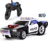 Rechargeable Police Car Remote Control Toy for Kids, Hobby Rc Cars Toys with Lights and Siren - Birthday Gift Ideas for Boy Age 