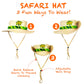 Safari Kidz Outdoor Explorer Kit - Children'S Camouflage Cargo Vest And Hat Set (Green)