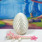 3D Printed Dragon With Egg, Articulated 6'' Pink And White Cherry Blossom Baby Dragon, Fidget Adhd Autism Toy Bd004-Wht