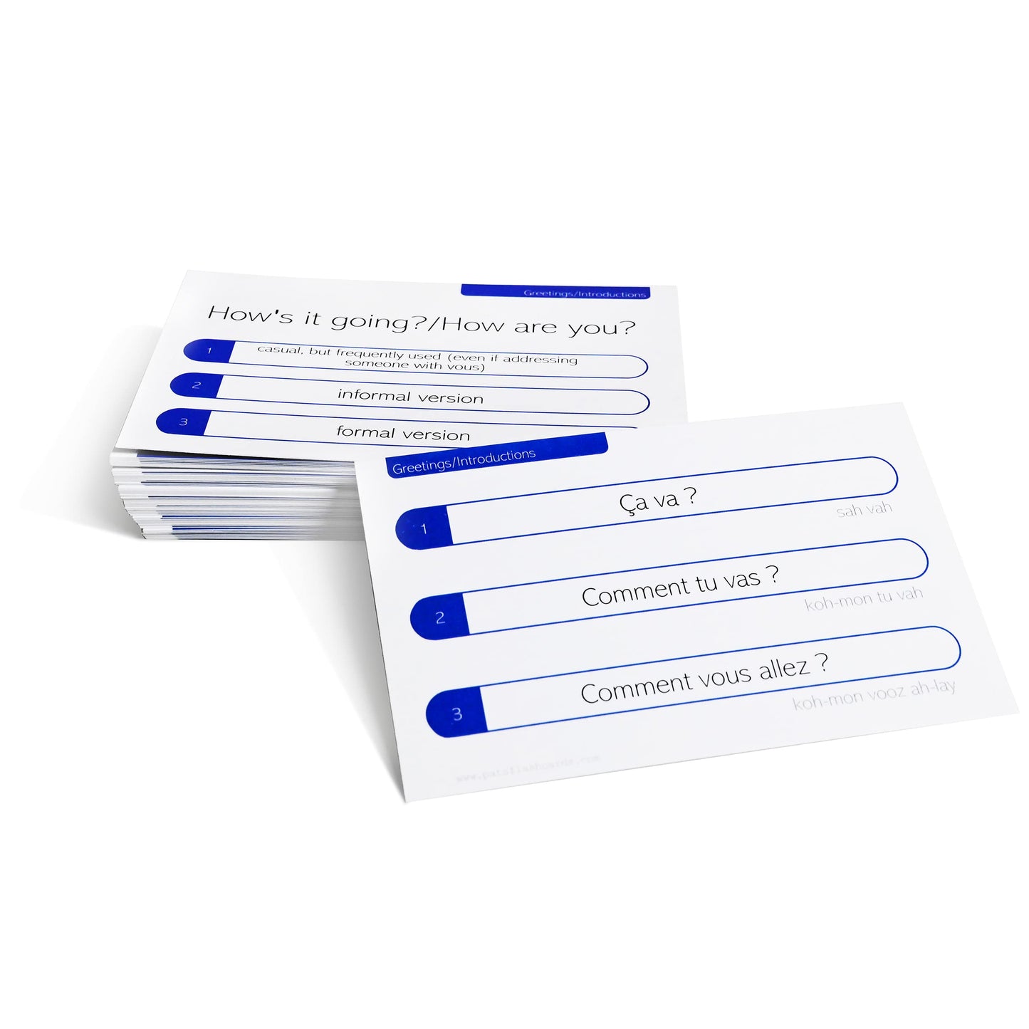 Pat'S Flash Cards French Grammar, Pronunciations And Phrases Flash Cards (Basic Phrases)