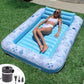 Xl Inflatable Tanning Pool Lounge - Electric Pump Included - 85    X 58    - Sunbathing Suntanning (Extra Large)