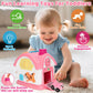 Hodurgyi Montessori Toys for 1 Year Old Girls, Bilingual Musical Learning House, Plastic, Educational Gift for 6-24 Months