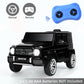 Infans Licensed Mercedes Benz G63 Kids Ride On Car, 12V Electric Vehicle With Remote Control, Double Open Doors, Music, Bluetooth, Wheels Suspension, Battery Powered For Children Boy Girl (Black)